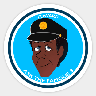 Edward Button - with text Sticker